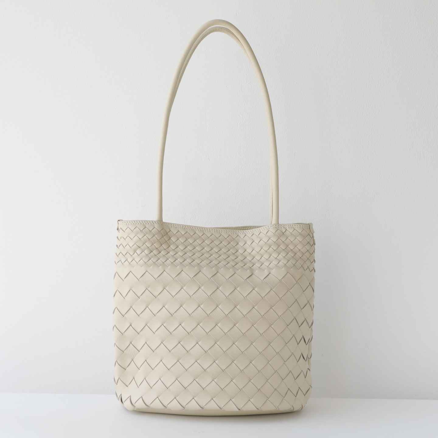 Woven bucket bag single shoulder women's bag - MODALIFE
