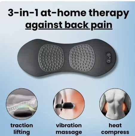 Memory foam heated massage waist pillow waist cushion - MODALIFE