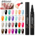 Art Manicure Venalisa 60 Colors Soak Off Enamel Convenience Clean Nail Glue Pen - MODALIFE