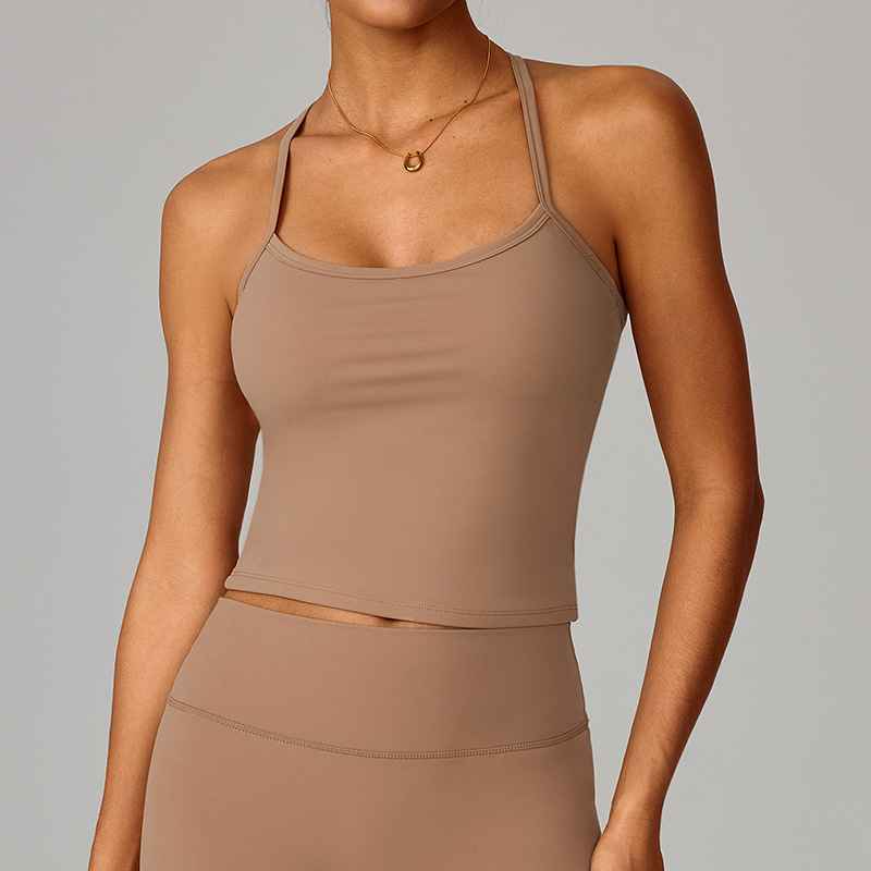 Beautiful back yoga vest quick drying fitness top - MODALIFE