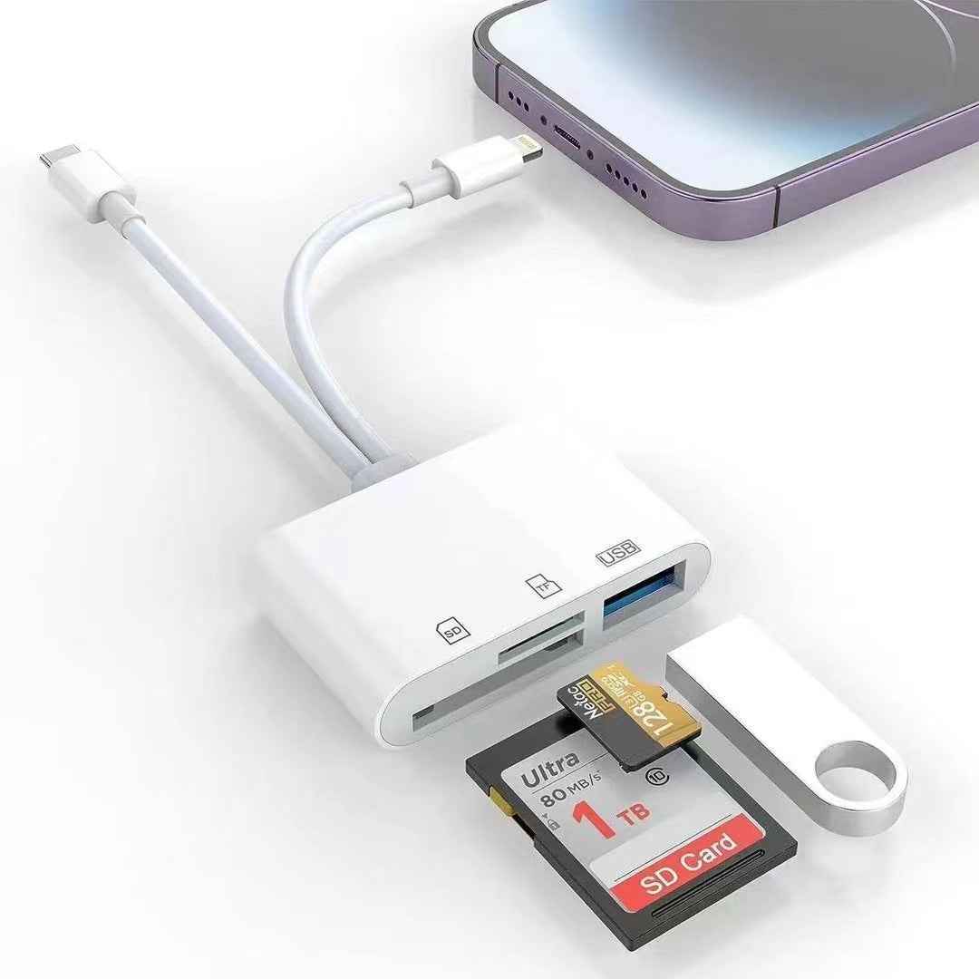 Universal Multi-Function Card Reader for Apple Type-C Phones