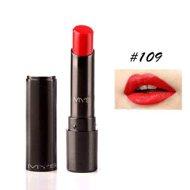 MYS Brand Beauty Matte Lipstick Long Lasting Tint Lips Cosmetics Lipgloss Maquiagem Makeup Red Batom - MODALIFE