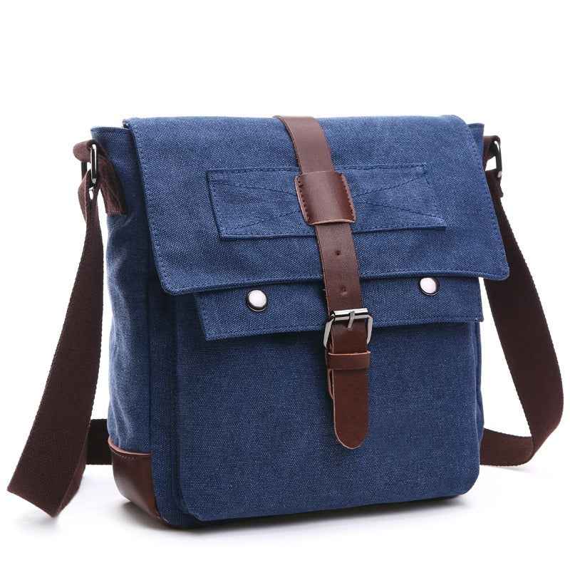 Men Business Messenger Bags For Men Shoulder Bag vintage Canvas Crossbody Pack Retro Casual Office Travel Bag - MODALIFE