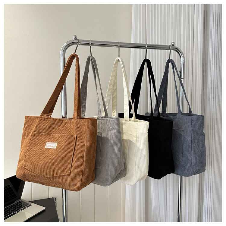 Corduroy shoulder crossbody bag - MODALIFE