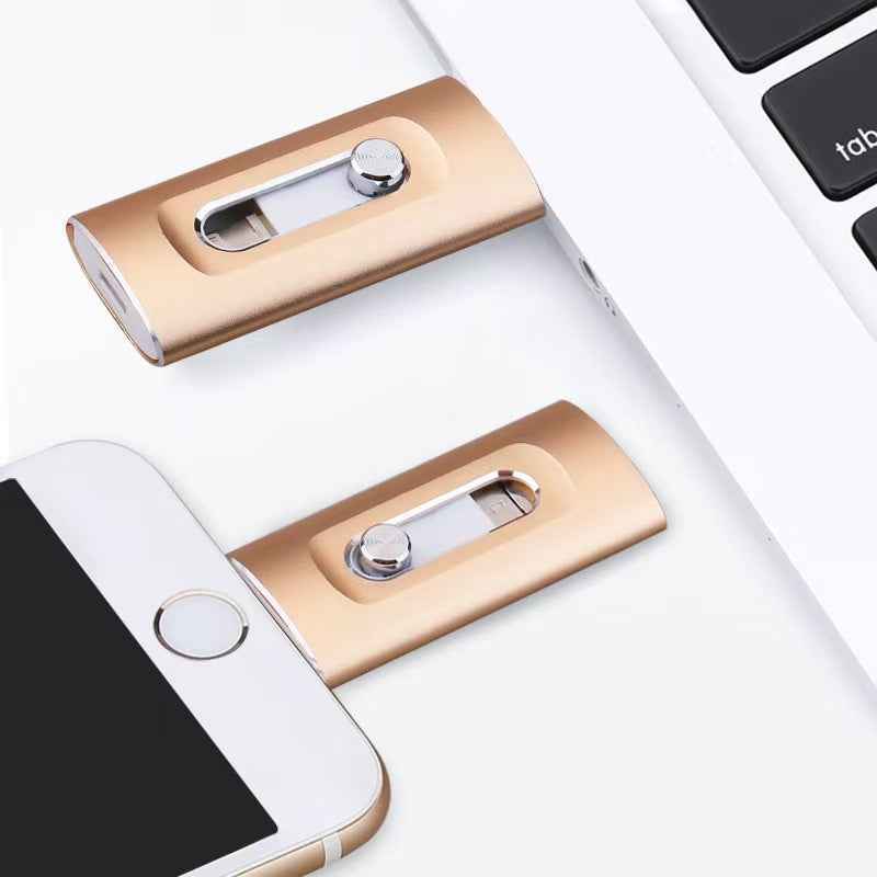 3'ü 1 Arada USB Flash Bellek 64GB – Telefon & Bilgisayar Uyumlu