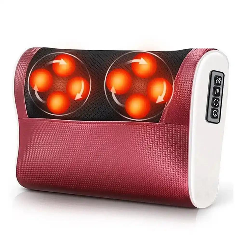 4 Key Smart Cervical Neck Shoulder Electric Waist Back Shiatsu Massage Pillow Heated Car Seat Massage Neck and Shoulder Massager - MODALIFE