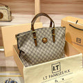Large capacity shoulder bag, genuine leather, suitable for commuting, hand-held, crossbody, or tote bag. - MODALIFE
