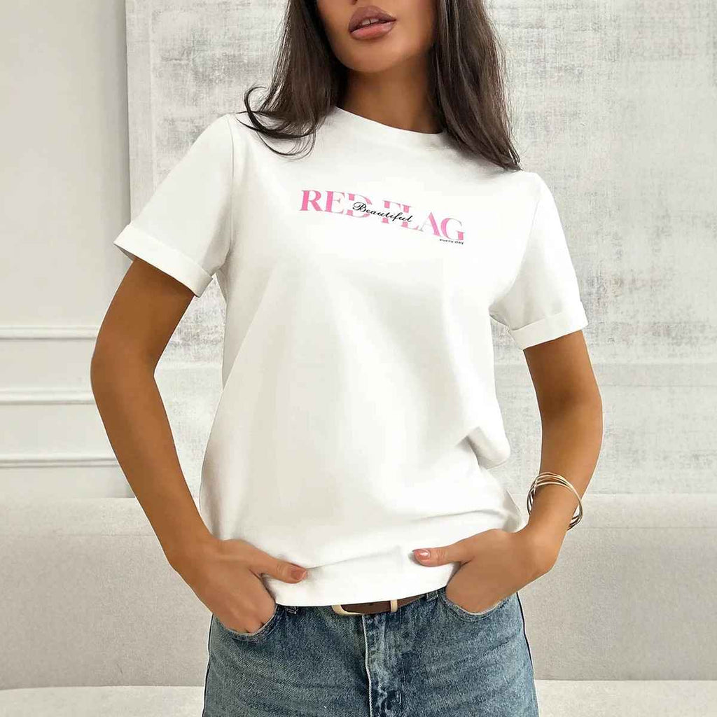 Loose round neck top for women - MODALIFE