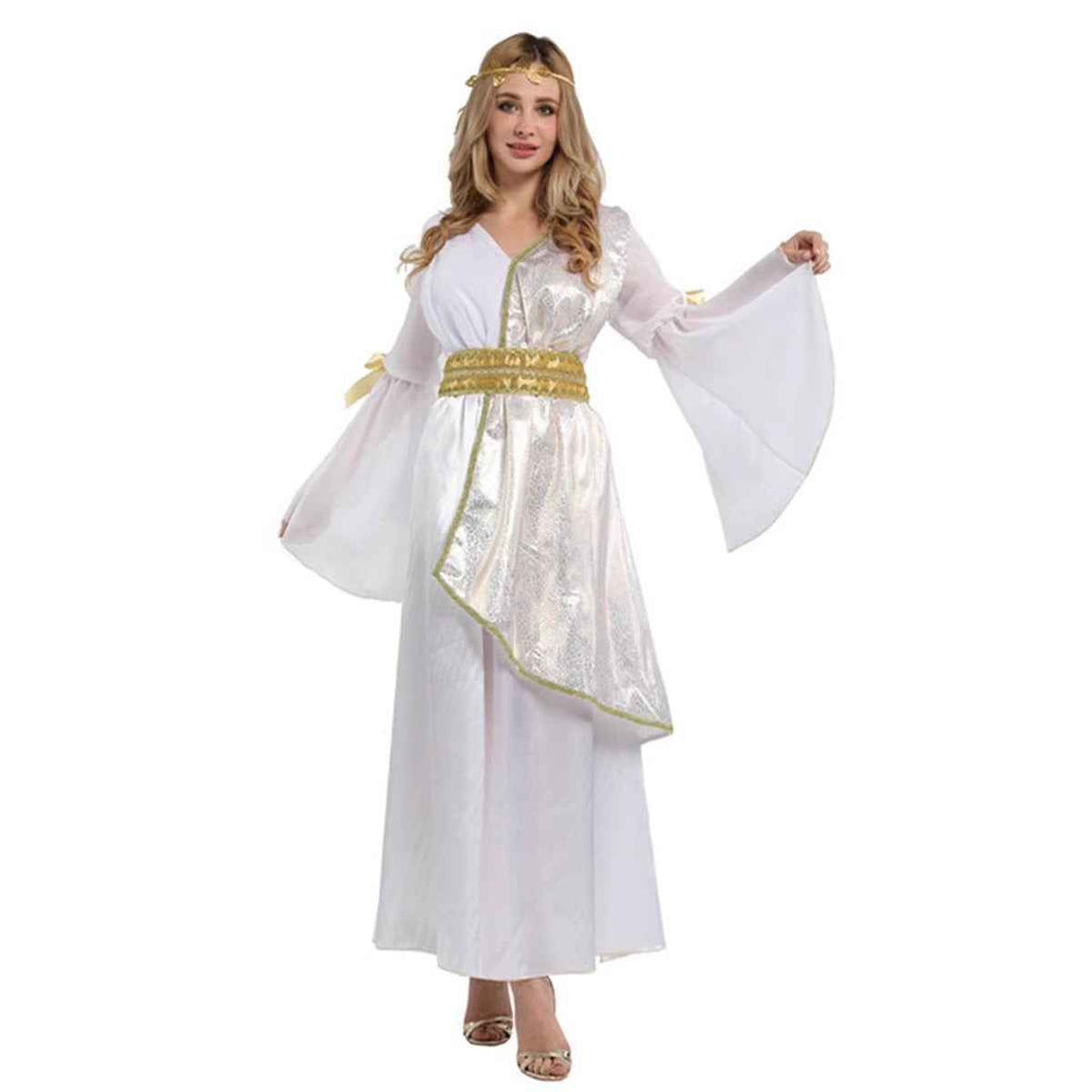 Halloween Adult Women's Costume Cosplay Sexy Greek Goddess Egyptian Queen Cleopatra Athena Queen - MODALIFE