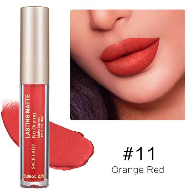 Make Up Waterproof Nude Lipstick Long Lasting Liquid Matte Lipstick Kit Lip Gloss Cosmetics Lipgloss Lip Makeup - MODALIFE