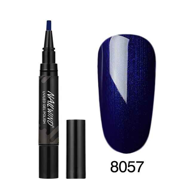 Art Manicure Venalisa 60 Colors Soak Off Enamel Convenience Clean Nail Glue Pen - MODALIFE