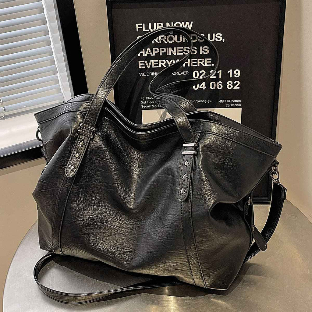 Single Shoulder Tote Bag, Large Capacity, Women's Soft Leather Vintage Commute Bag, Crossbody Bag for Women - MODALIFE