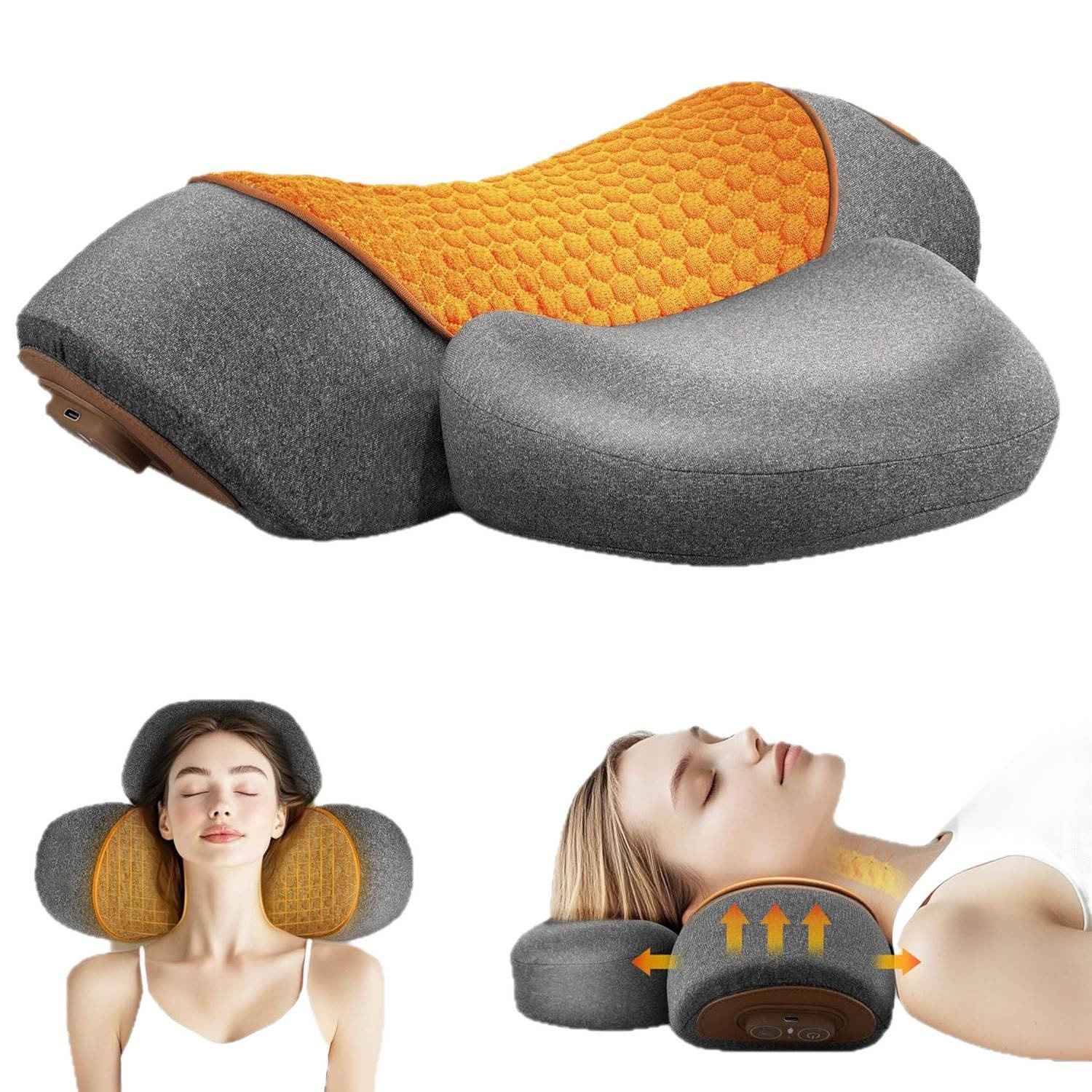 Head pillow cervical spine protection heated compress massage neck protection pillow - MODALIFE