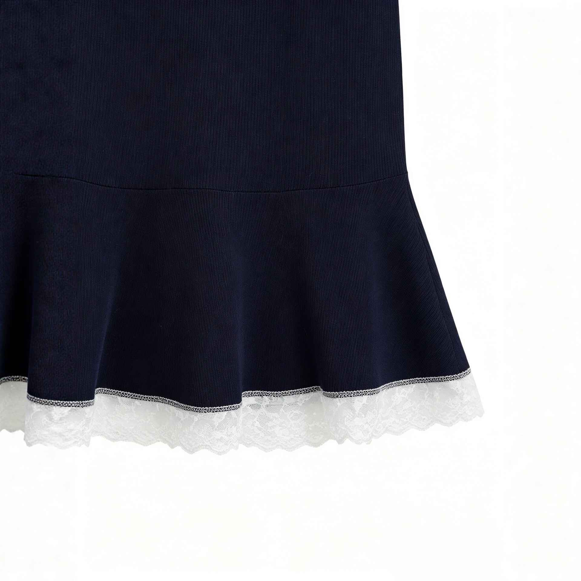Sleeveless lace patchwork dress - MODALIFE