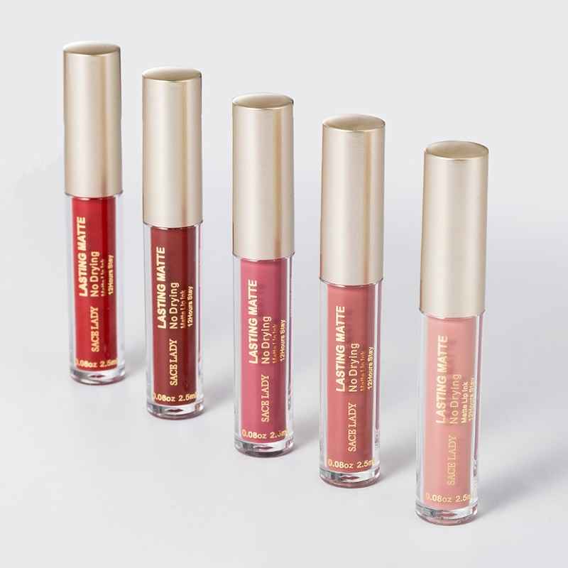Make Up Waterproof Nude Lipstick Long Lasting Liquid Matte Lipstick Kit Lip Gloss Cosmetics Lipgloss Lip Makeup - MODALIFE