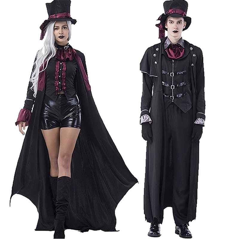 Vampire Costume Halloween Knight Performance Costume Role Play Dark Knight Anime Cosplay Costume for Men and Women - MODALIFE