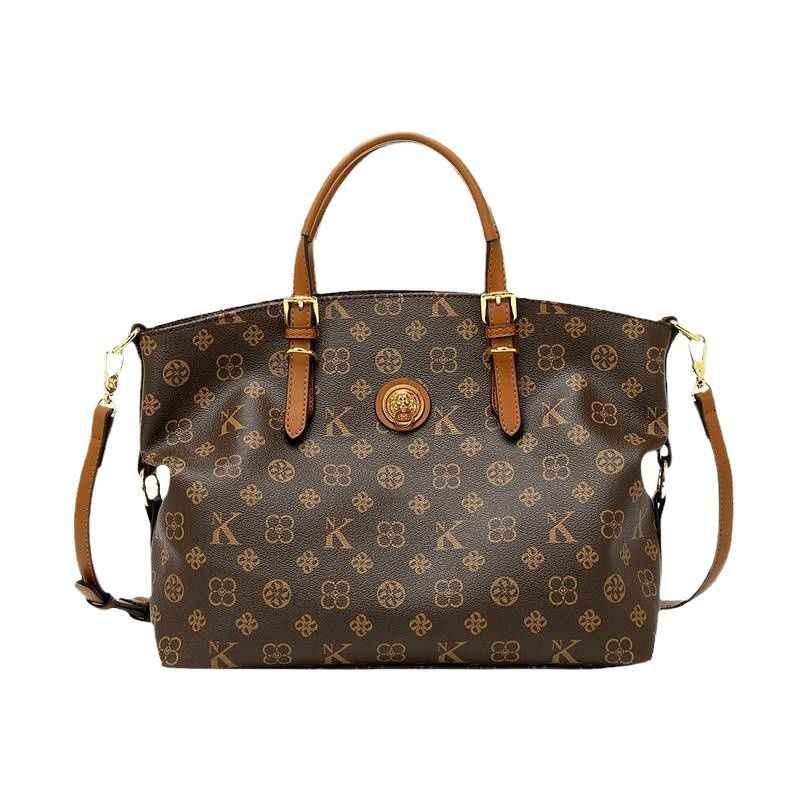 Large capacity shoulder bag, genuine leather, suitable for commuting, hand-held, crossbody, or tote bag. - MODALIFE