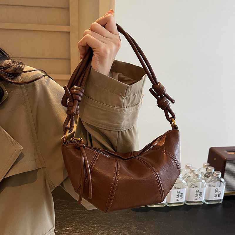 Brown bag women's crossbody bag cow horn bag - MODALIFE