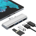 Suitable for Surface Pro 4/5/6 docking station USB to HDMI same screen card reader expansion hub - MODALIFE