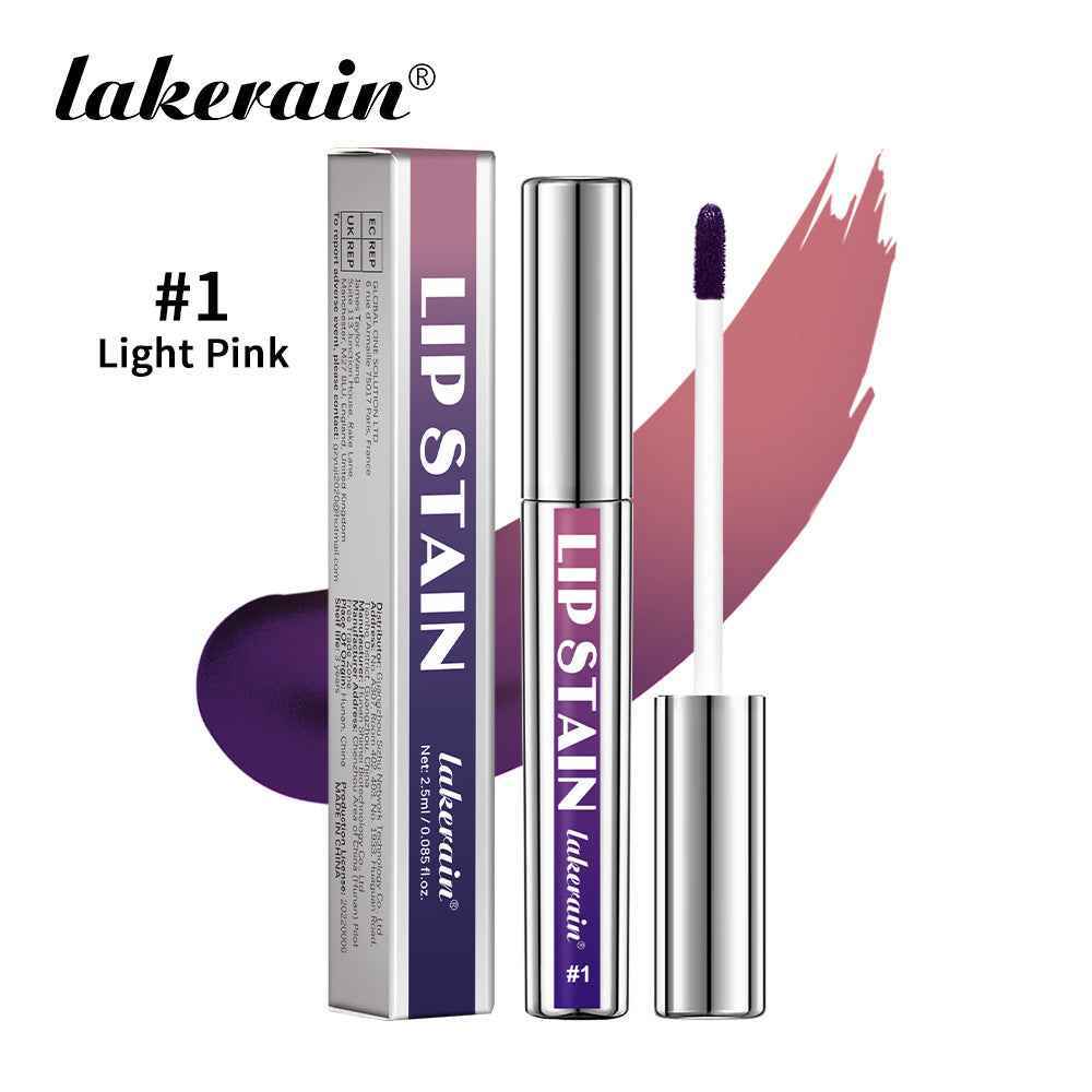Lakerain Silver Tube Peel-Off Lip Gloss, Non-Transfer, Long-Lasting Matte Lipstick