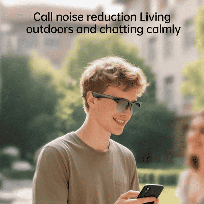 AI intelligent wireless Bluetooth 6.0 glasses listening to music making calls sports long battery life AI translation - MODALIFE