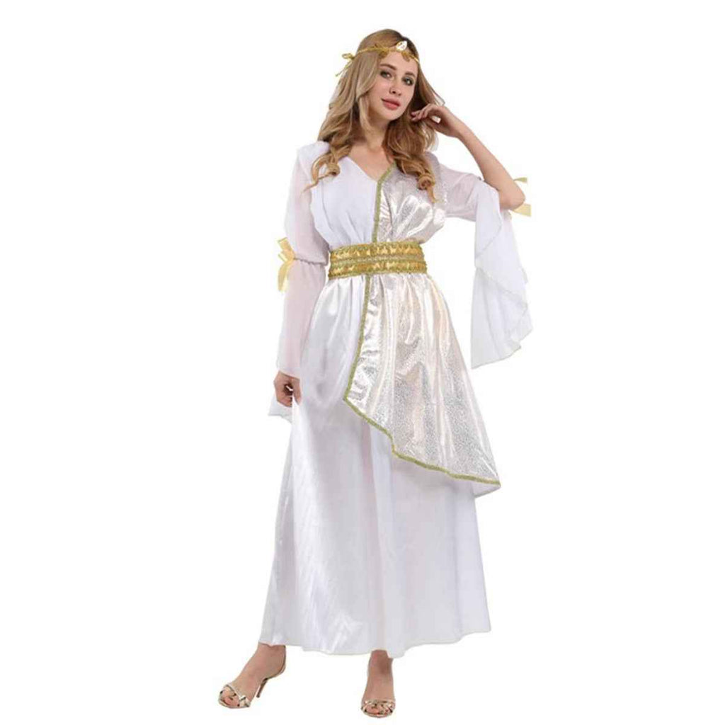 Halloween Adult Women's Costume Cosplay Sexy Greek Goddess Egyptian Queen Cleopatra Athena Queen - MODALIFE