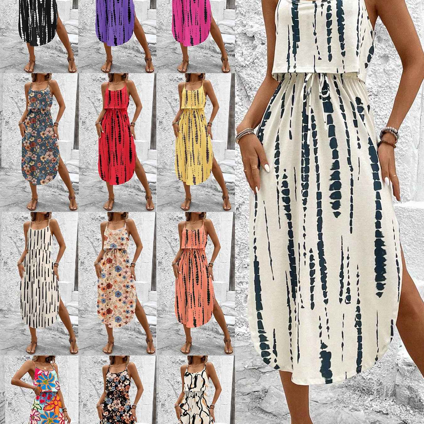 Printed camisole dress - MODALIFE