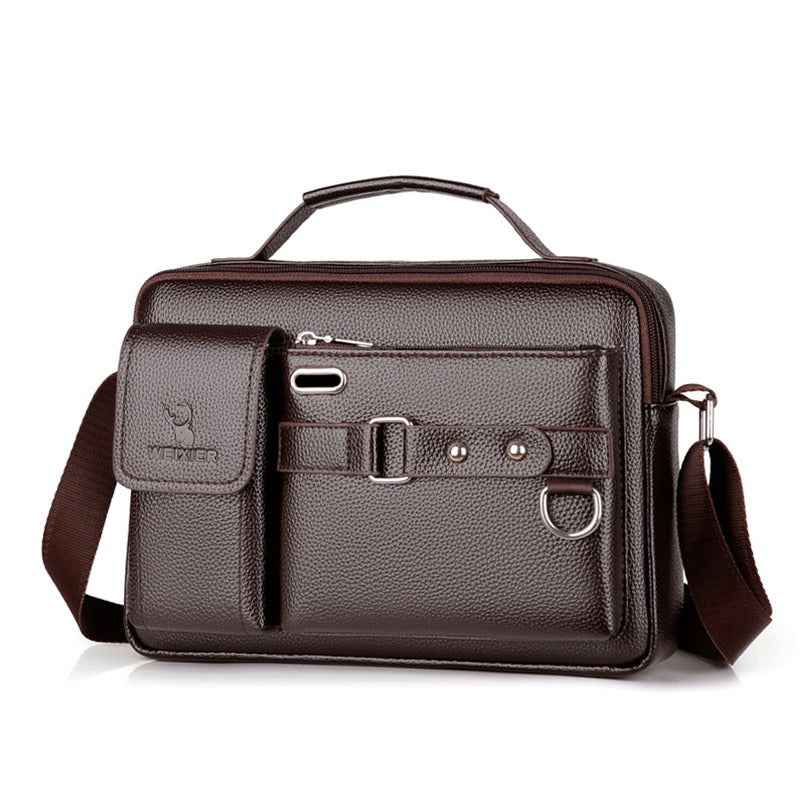 One Shoulder Bag Men's Cross Shoulder Bag Casual Handbag Business One Shoulder Cross Body Bag Men's Satchel Design Hanging Bag - MODALIFE