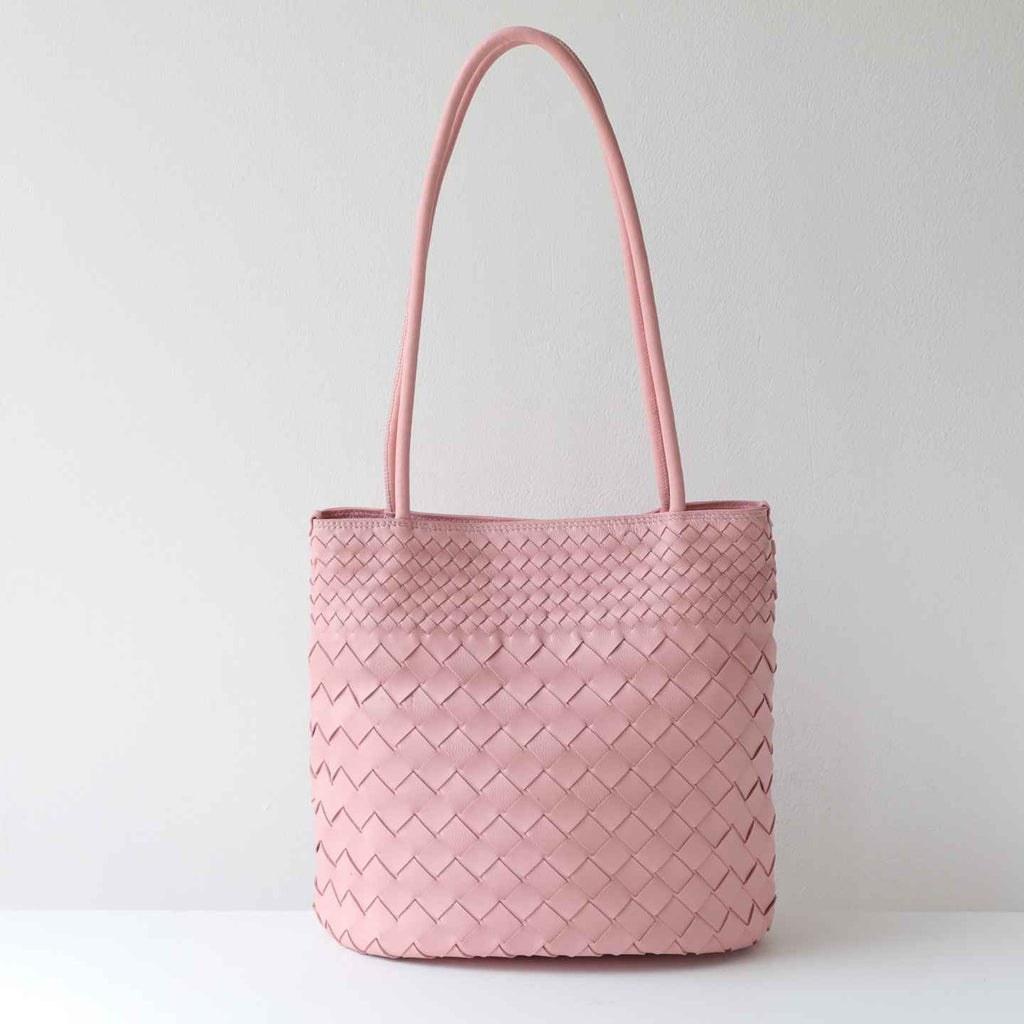 Woven bucket bag single shoulder women's bag - MODALIFE