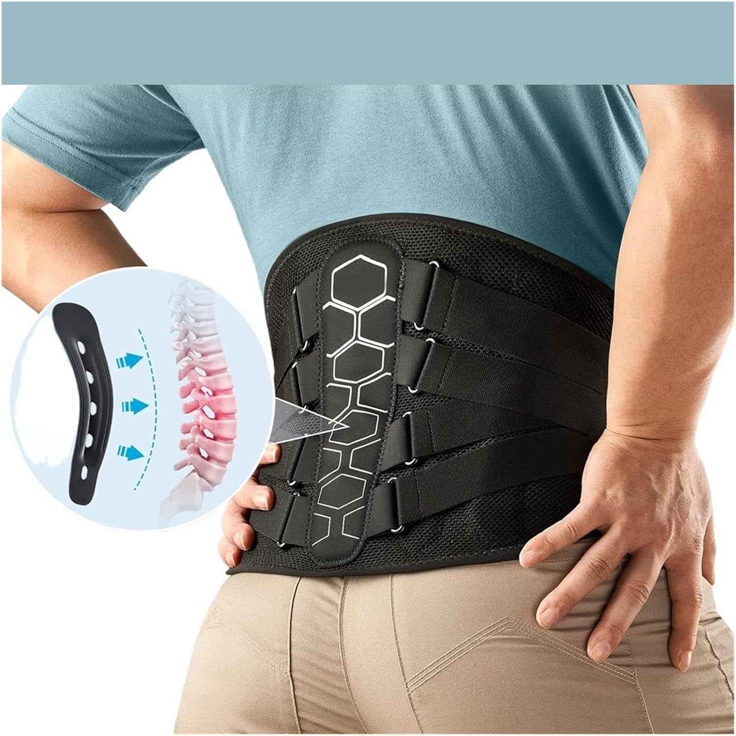 Waist Support Belt for Men and Women, Badminton Basketball Sports Waist Belt, Fitness Running Training Abdominal Belt, - MODALIFE