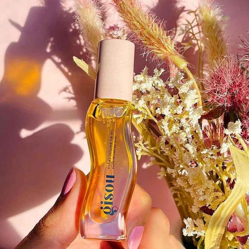 Hydrating Lip Oil Gloss Honey Gold 6-in-1 Moisturizing Lip Care - MODALIFE