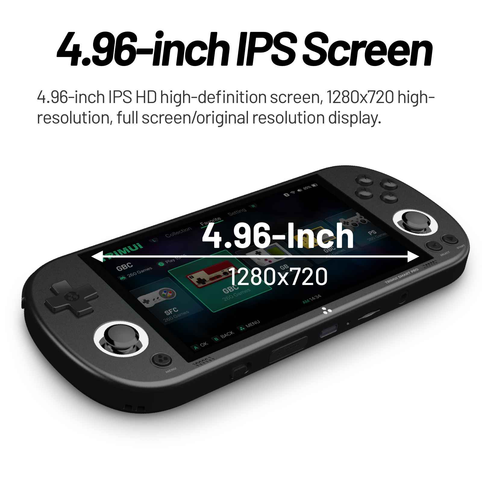 5-inch high-definition wireless open-source mini PS1 handheld game console - MODALIFE