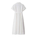 Elegant hollowed out embroidered dress - MODALIFE