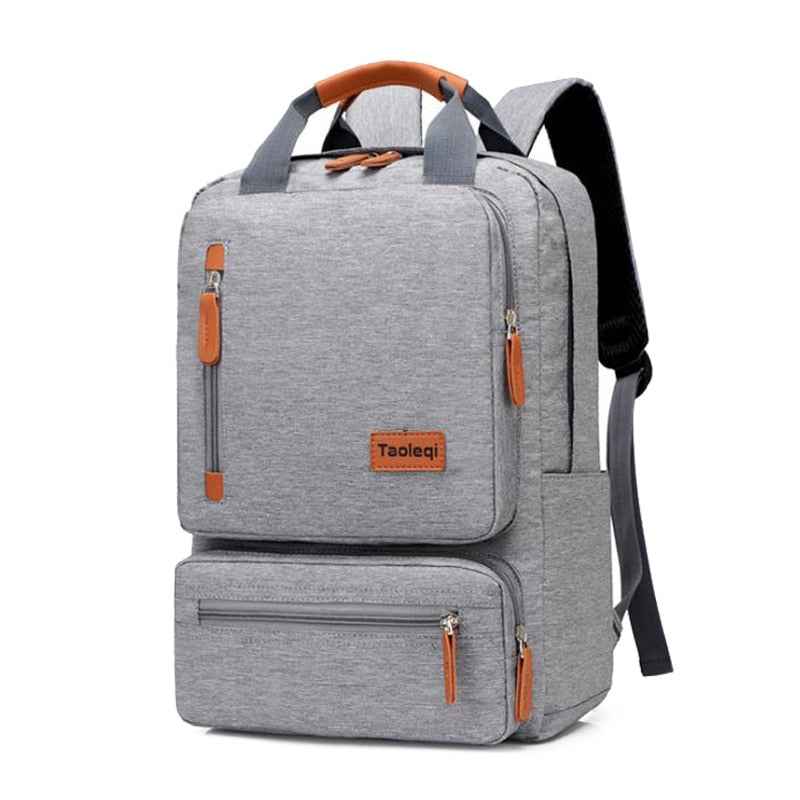 Casual Business Men Computer Backpack Light 15 inch Laptop Bag Waterproof Oxford cloth Lady Anti-theft Travel Backpack Gray - MODALIFE