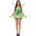 Green Forest Fairy Dragonfly Costume Role Play Halloween Outfit COS Angel Costume Game Uniform - MODALIFE