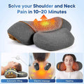 Cervical massage pillow electric shoulder and neck massager sleep aid pillow