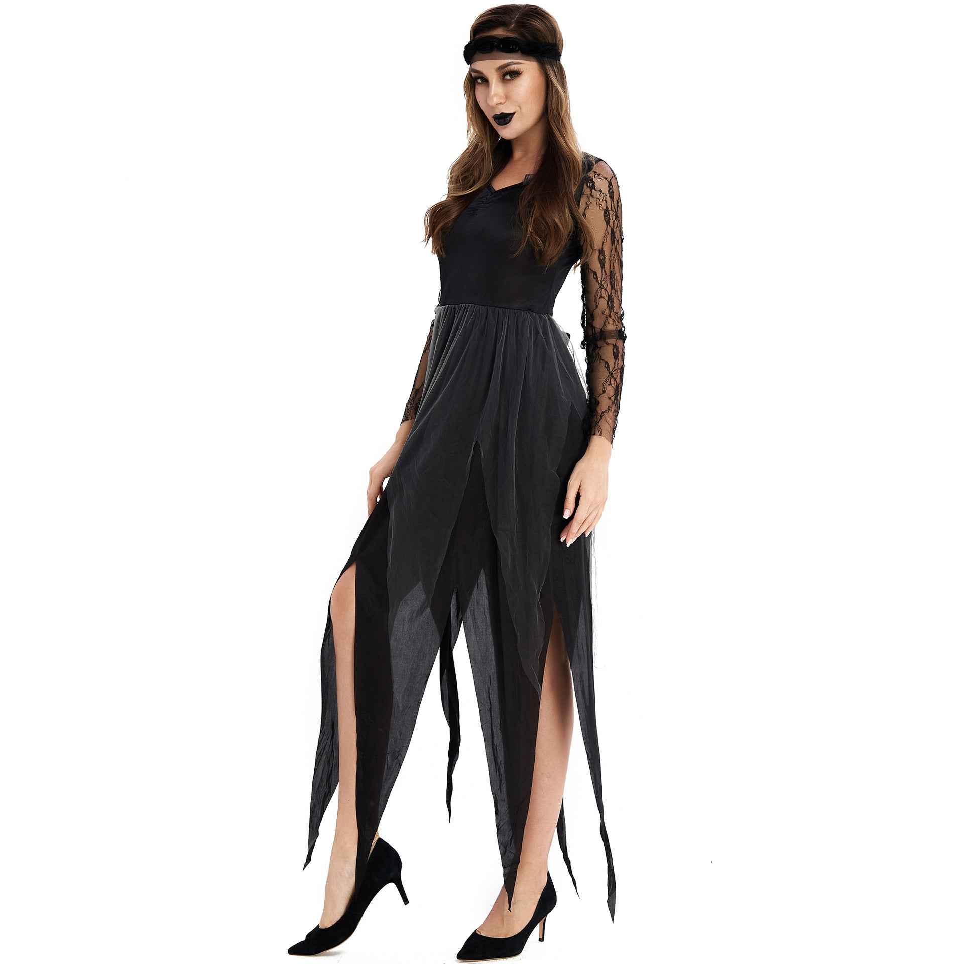Halloween Costume Zombie Vampire Bride Ghost Bride Outfit - MODALIFE