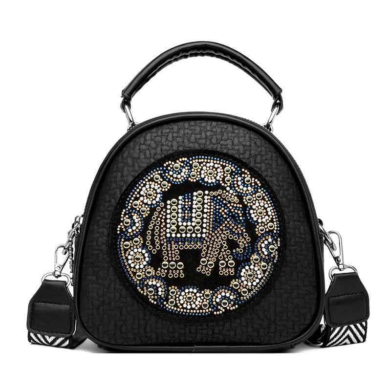 Women's Bag Multi-layer Large Capacity Vintage Shoulder Crossbody Bag Casual Commute Versatile Tote Bag