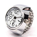 Fashionable Silver Flower Ring Watch with Large Numbers, Stylish and Unique Decorative Watch for Students, Wholesale - MODALIFE