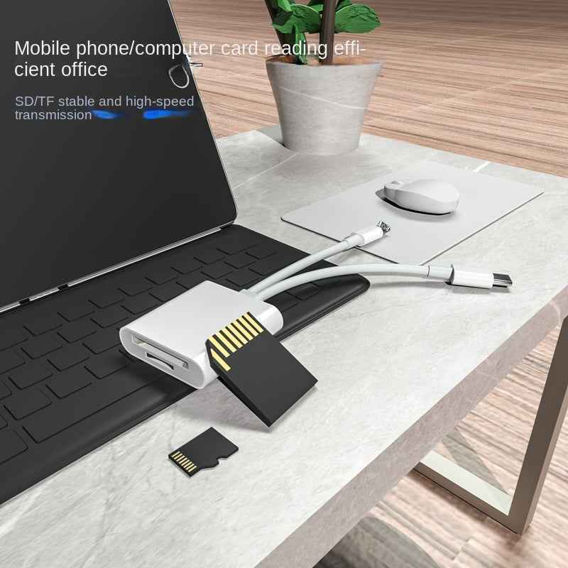Universal Multi-Function Card Reader for Apple Type-C Phones