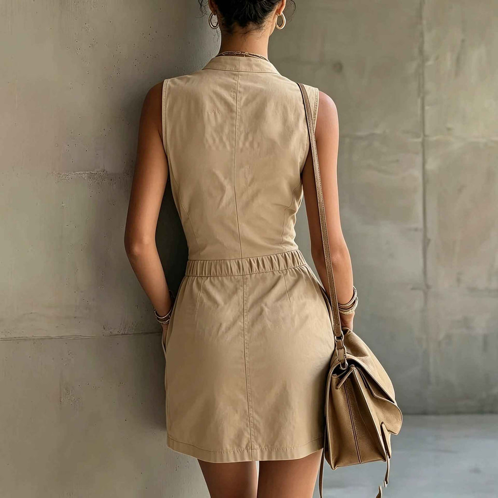 Sleeveless workwear dress - MODALIFE