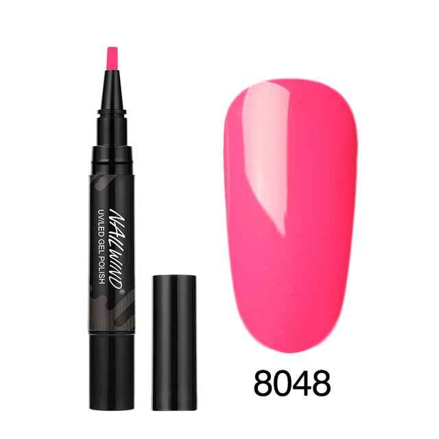 Art Manicure Venalisa 60 Colors Soak Off Enamel Convenience Clean Nail Glue Pen - MODALIFE