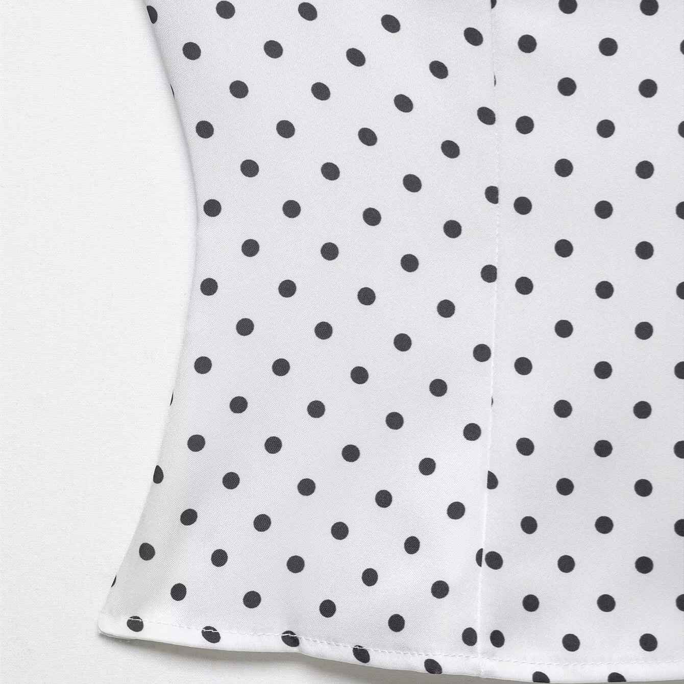 Lace patchwork polka dot camisole base vest - MODALIFE