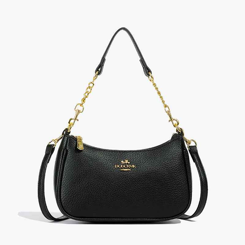 Underarm Bag Fashionable New Trendy Crossbody Shoulder Bag with Double Straps, PU Leather Texture, Women's Handbag - MODALIFE
