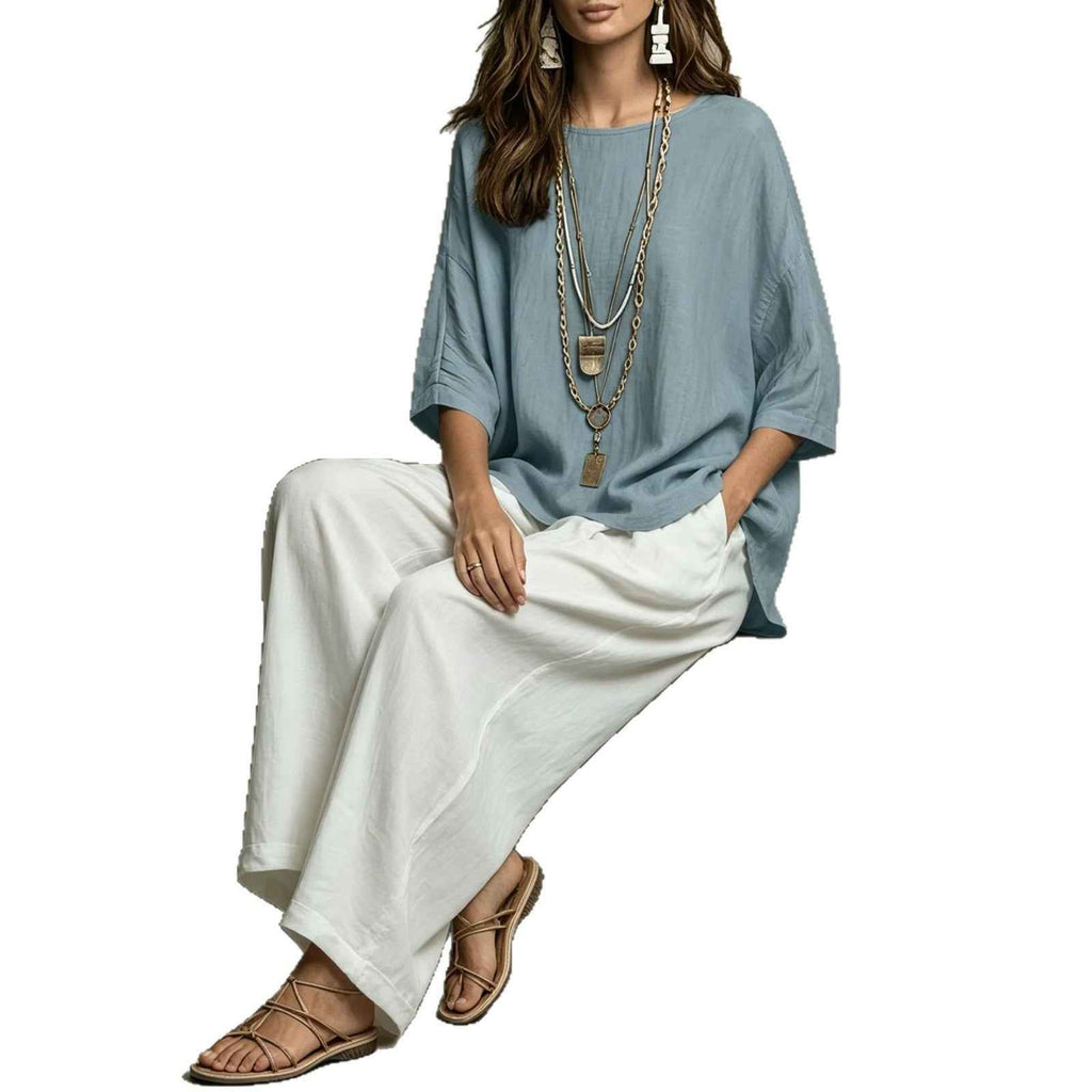 Bohemian Style Loose Elegant Set for Women Casual Vacation Outfit - MODALIFE