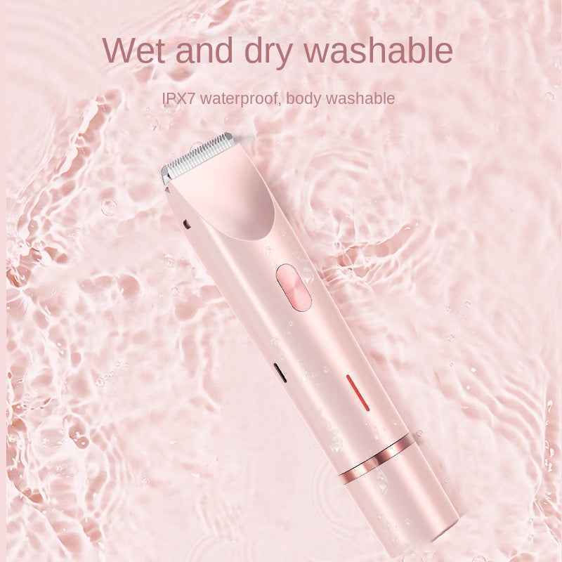 Women's Electric Hair Removal Shaver with Dual Heads