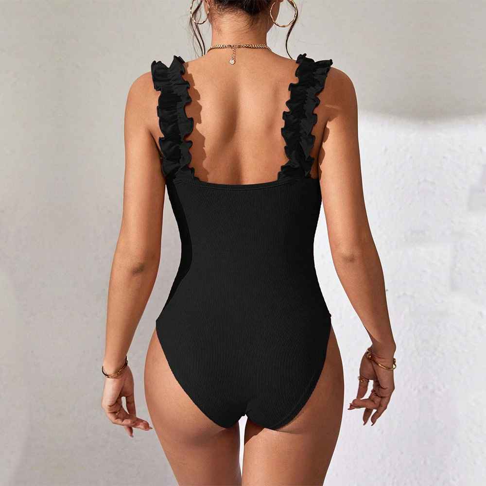 Style Solid Color Sleeveless Strapless Knit Bodysuit - MODALIFE
