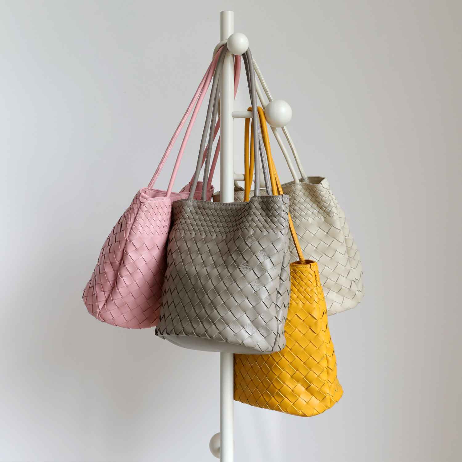 Woven bucket bag single shoulder women's bag - MODALIFE