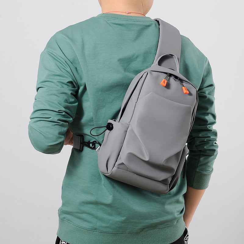 Men's sports chest bag shoulder bag simple men's crossbody bag fashionable small shoulder bag - MODALIFE