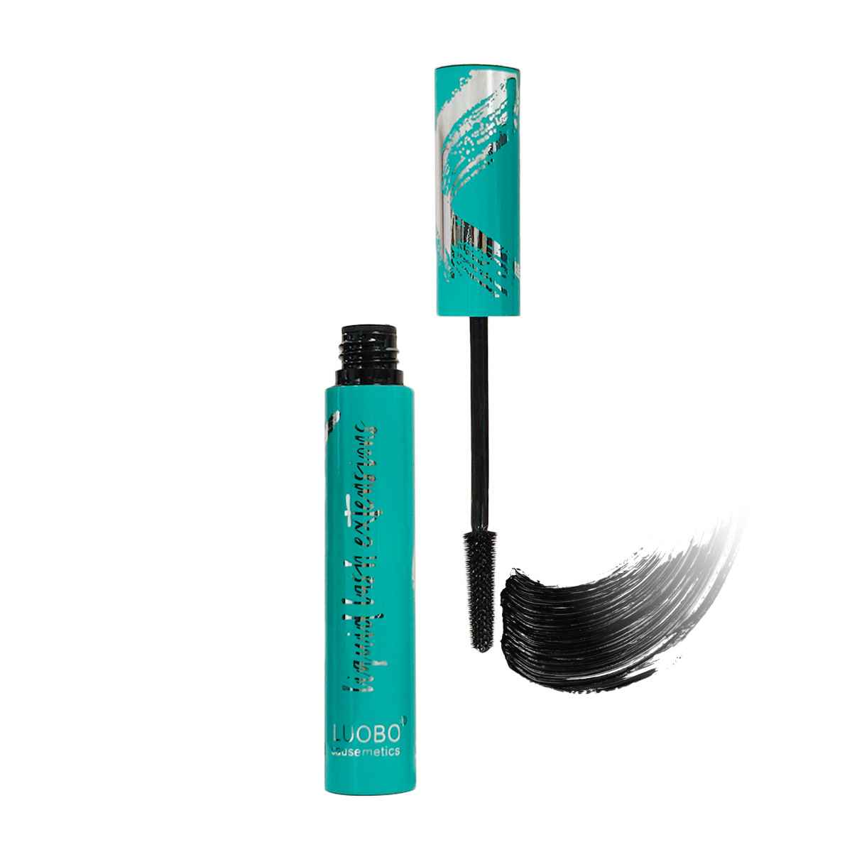 Green Box Mascara, Water-Removable, Long-Lasting, Smudge-Proof, Volumizing &amp; Lengthening, Waterproof, for Lash Enhancement - MODALIFE